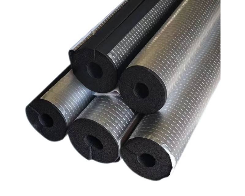 Foil-laminated rubber insulation tubes
